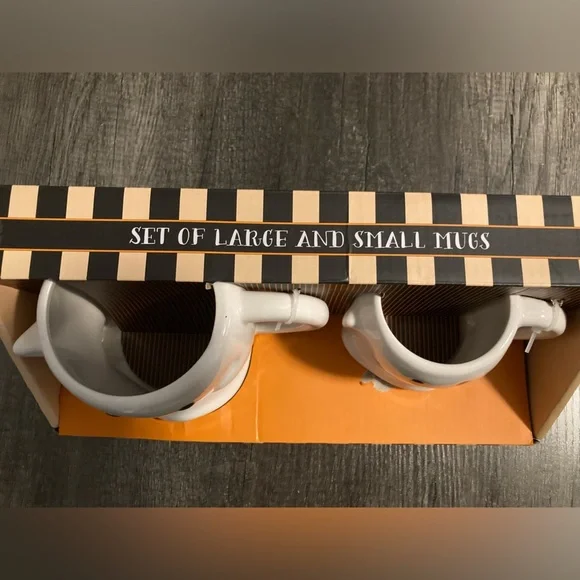 Cobwebs and Cauldrons Ghost Shaped Mug Set - Picture 8 of 8